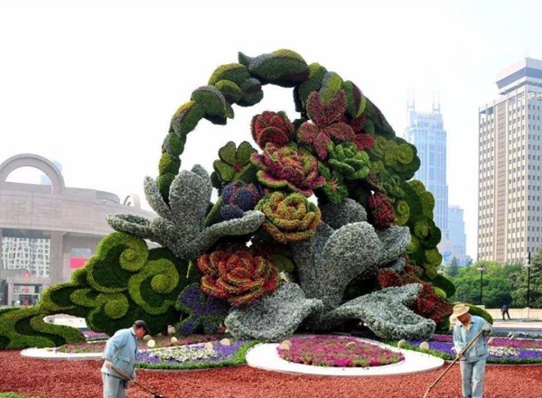 五色草立體花壇
